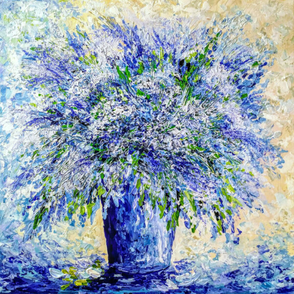 Blue Flowers by Tatiana Gomzina