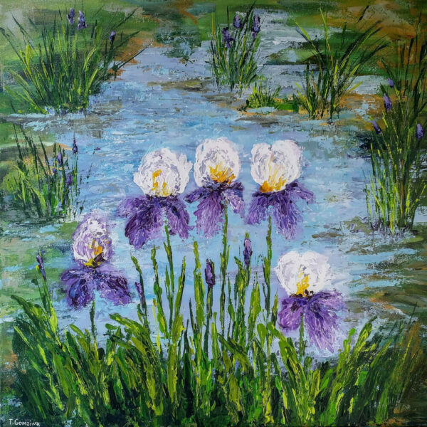 Irises by Tatiana Gomzina
