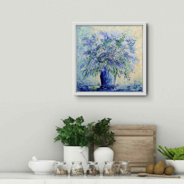 Blue Flowers by Tatiana Gomzina