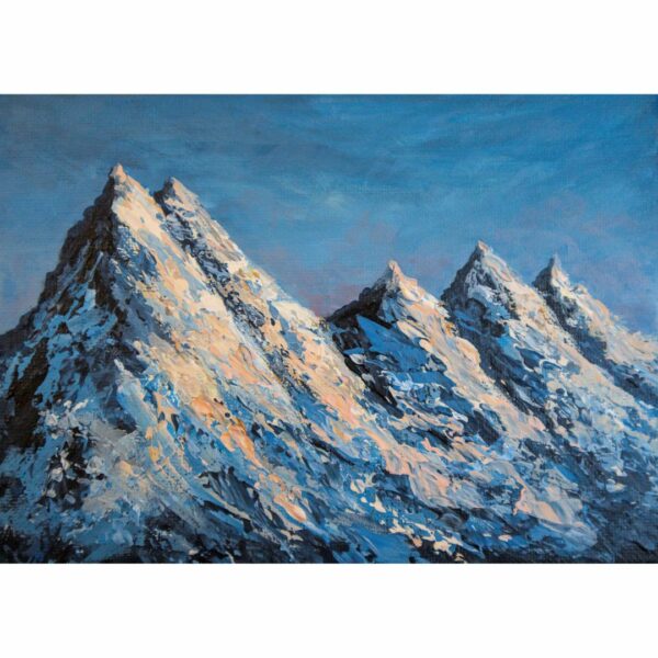 Mountains Study #6 by Tatiana Gomzina
