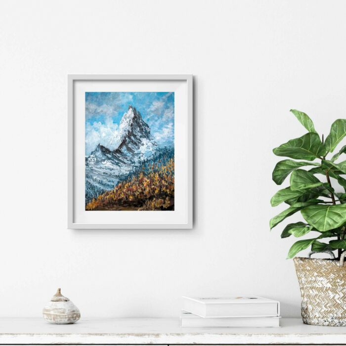 Mountains Study #8 by Tatiana Gomzina