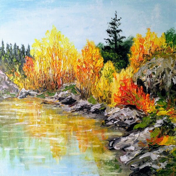 Autumn Lake by Tatiana Gomzina